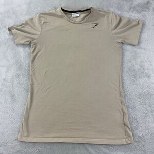 Gymshark Cotton Tan Shirt Men's Size Small